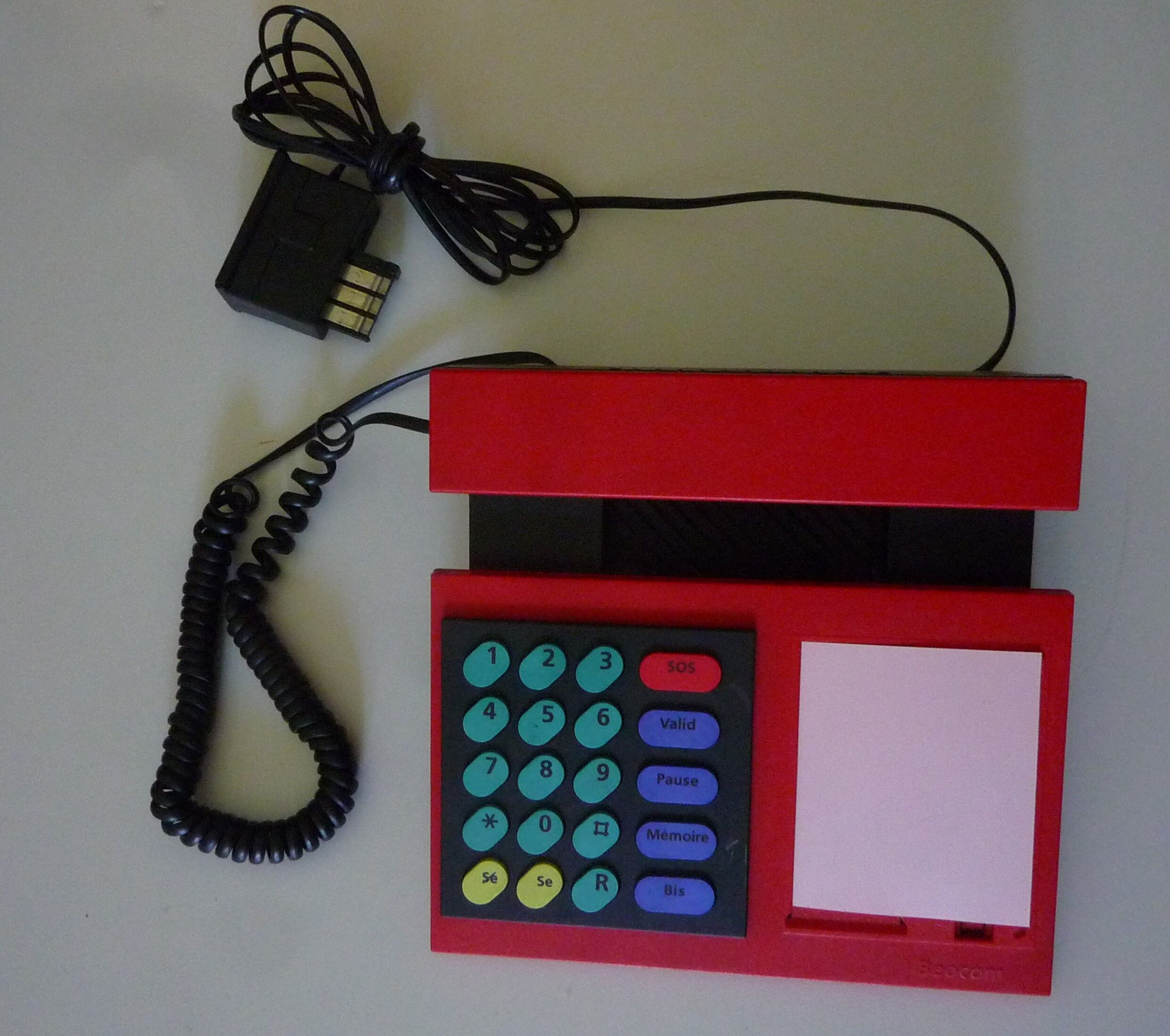 Téléphone Bang & Olufsen, Beocom 2000, millésime 1986, Danemark