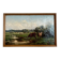 Cows in the pasture, oil on canvas, old painting