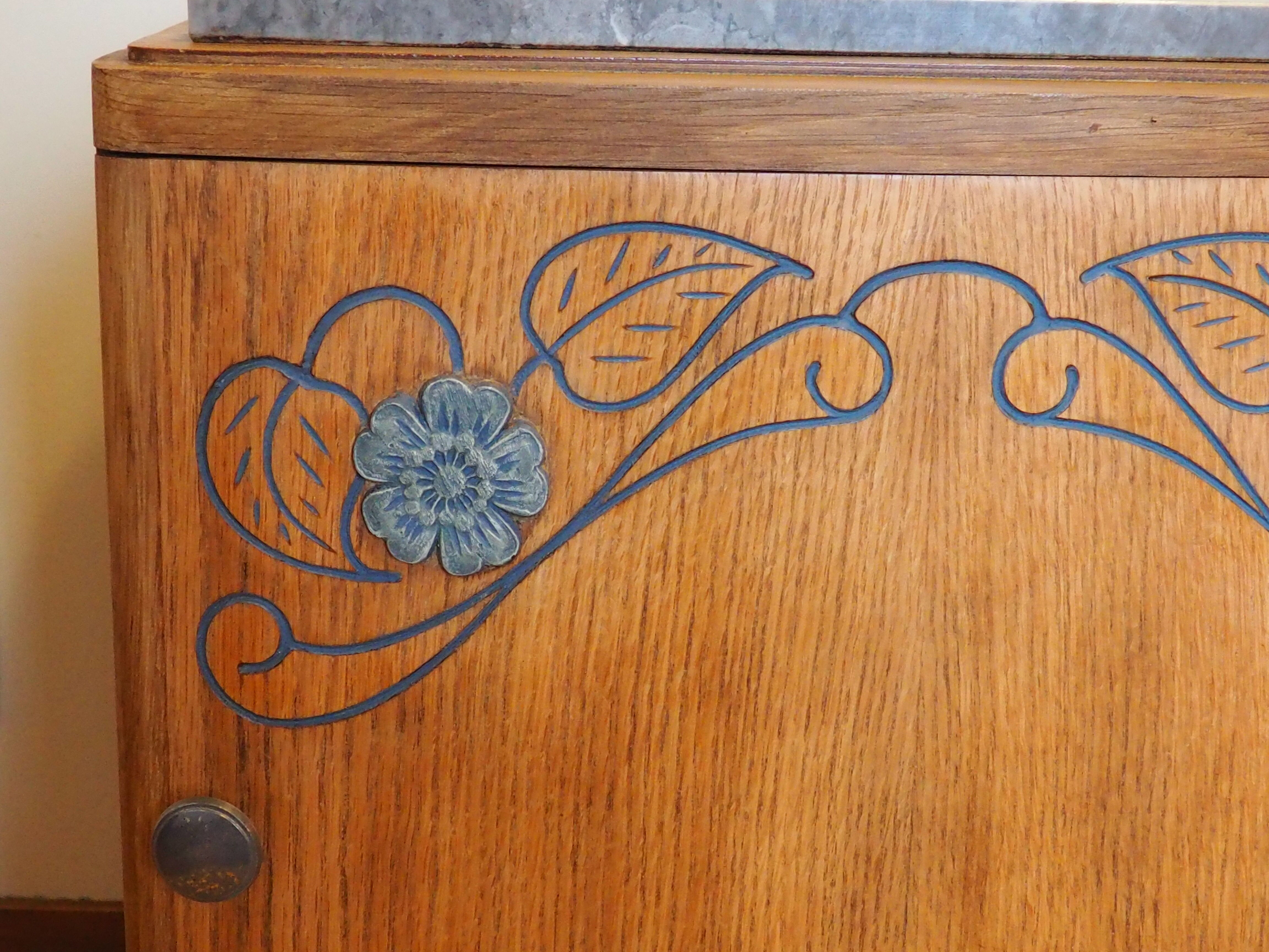 Renovated Art Deco bedside table