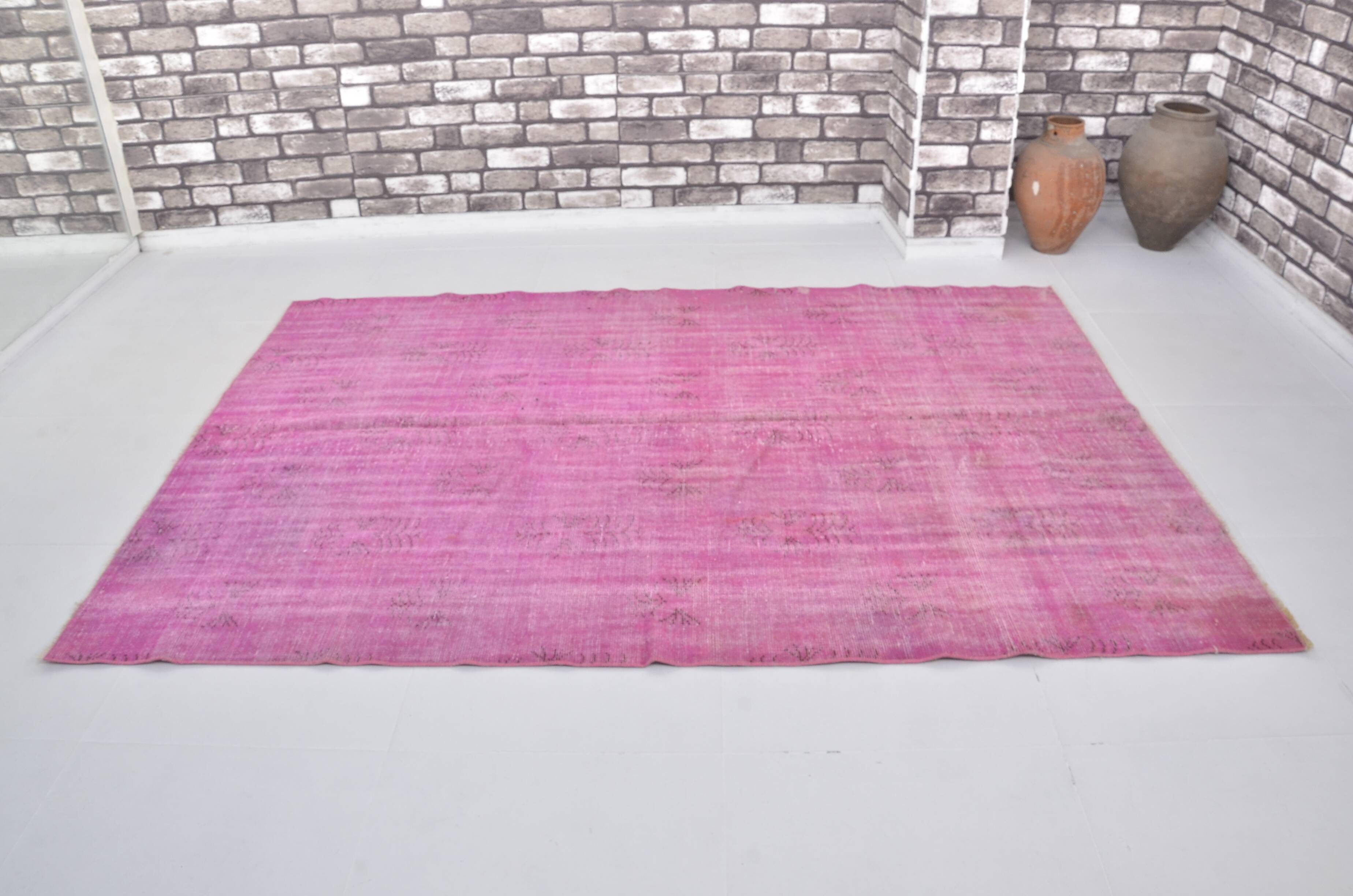 Pink Anatolian Neutral Oushak Carpet sku 2285