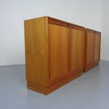 Large teak chest by H. W. Klein for Bramin, 1960s