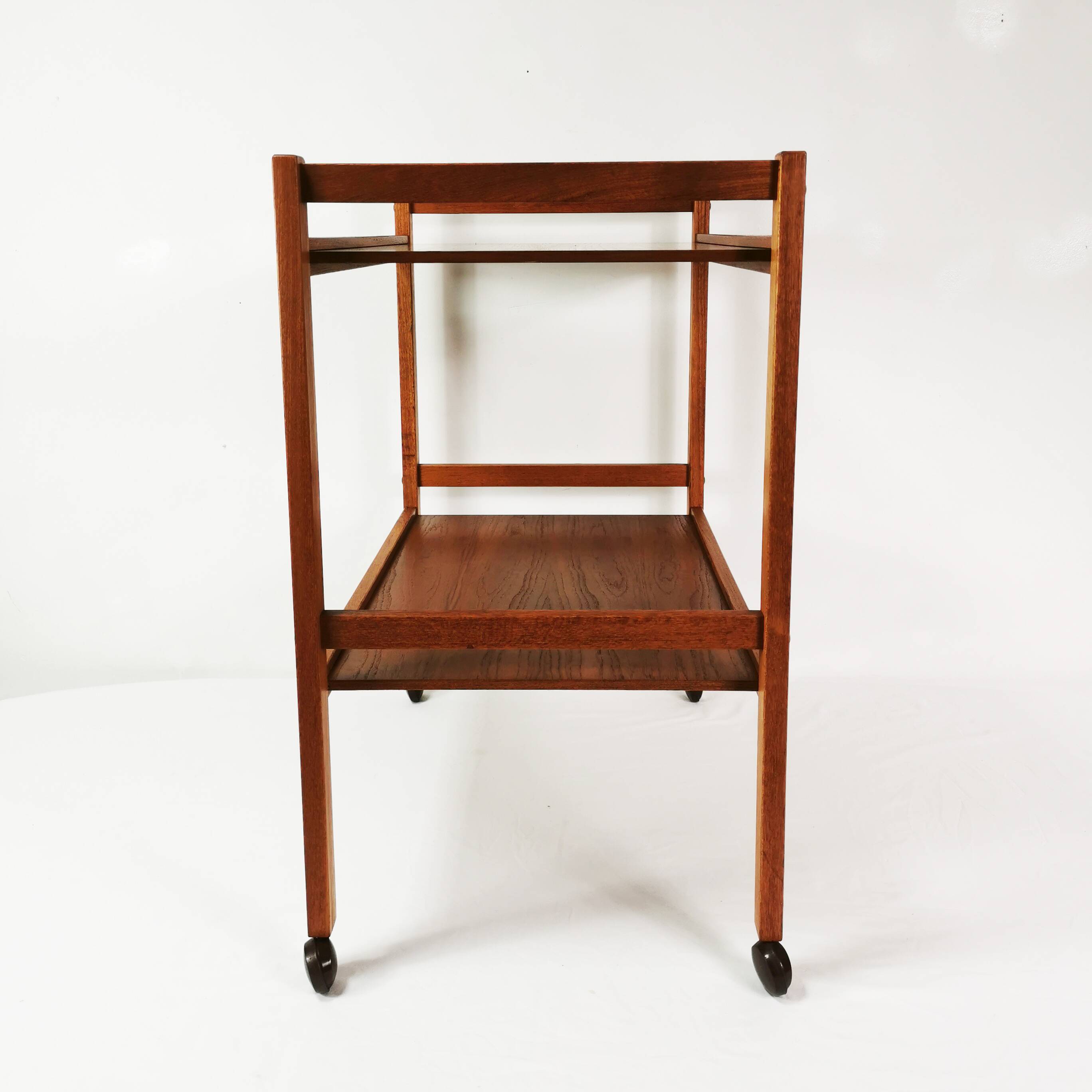 Mid century teak bar table, brdr.forbo, denmark, 1960s