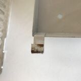 Pair of glass slab and brass design sconces 70