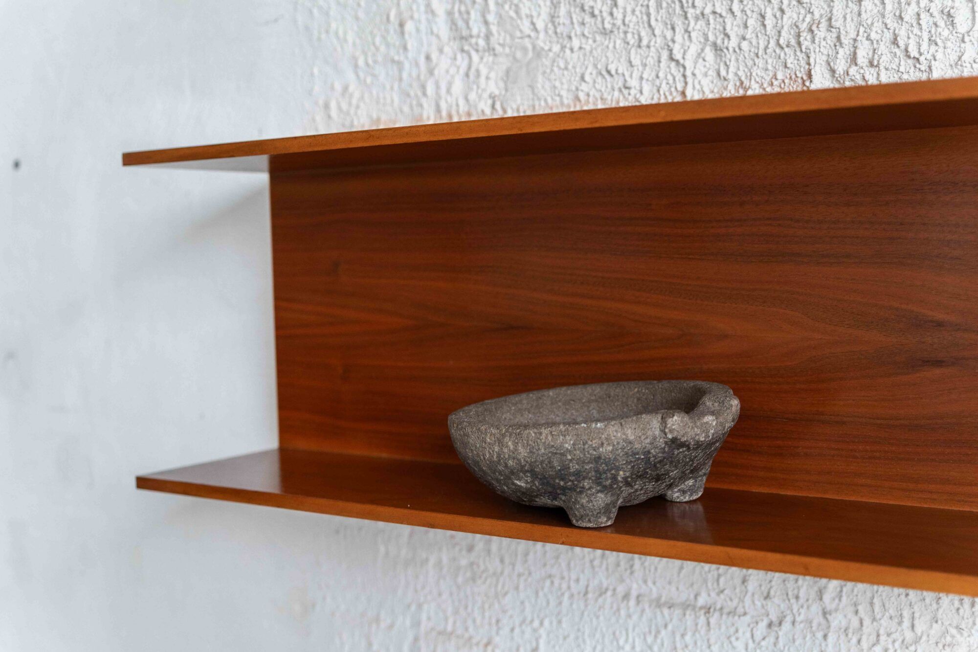 240 cm floating wall shelf by Walter Wirz