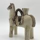 Ceramic candlestick horse, Sardinian, 1960s