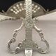 Baroque mirror fan in the Louis XV style, silver bronze Napoleon III