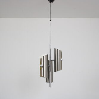 1960s Cylinder hanging lamp by Polam, Poland