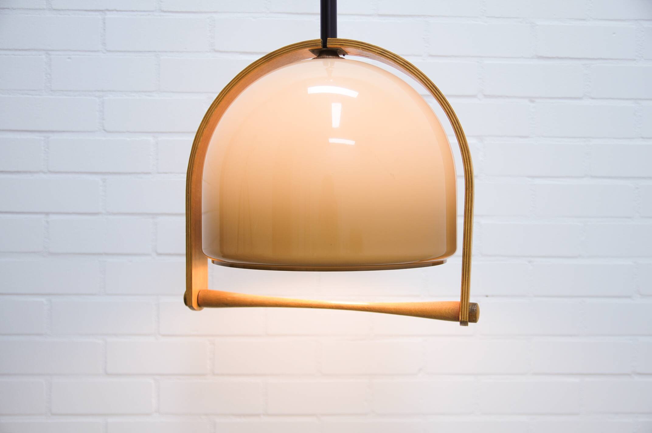 Vintage space age pendant lamp temde leuchten