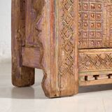 Antique carved sideboard in purple tones (c.1850) #65