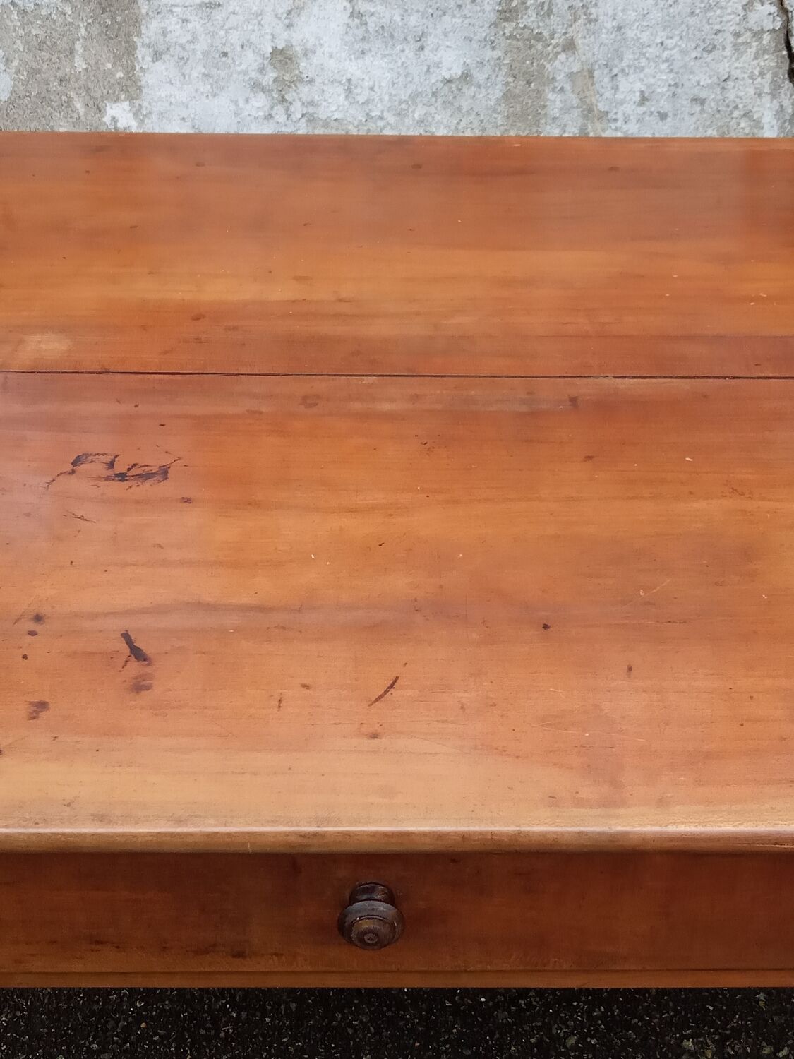 Cherry wood coffee table