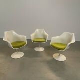 3x Eero Saarinen Tulip Armchair Knoll International
