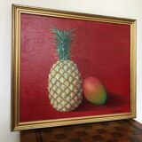 Pineapple still life painting