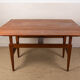 Danish teak table model "elevator" adjustable high and low, Kai Kristiansen, V.M.Mobler 1960
