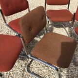 Lot of 5 chairs 1970