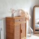 Buffet rotin vintage circa années 70