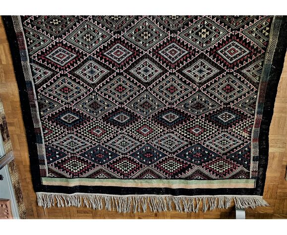 Authentique tapis de Kabylie, Algérie - 236x135cm | Selency