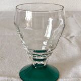 Set of 4 sweet wine glasses from the 1930s