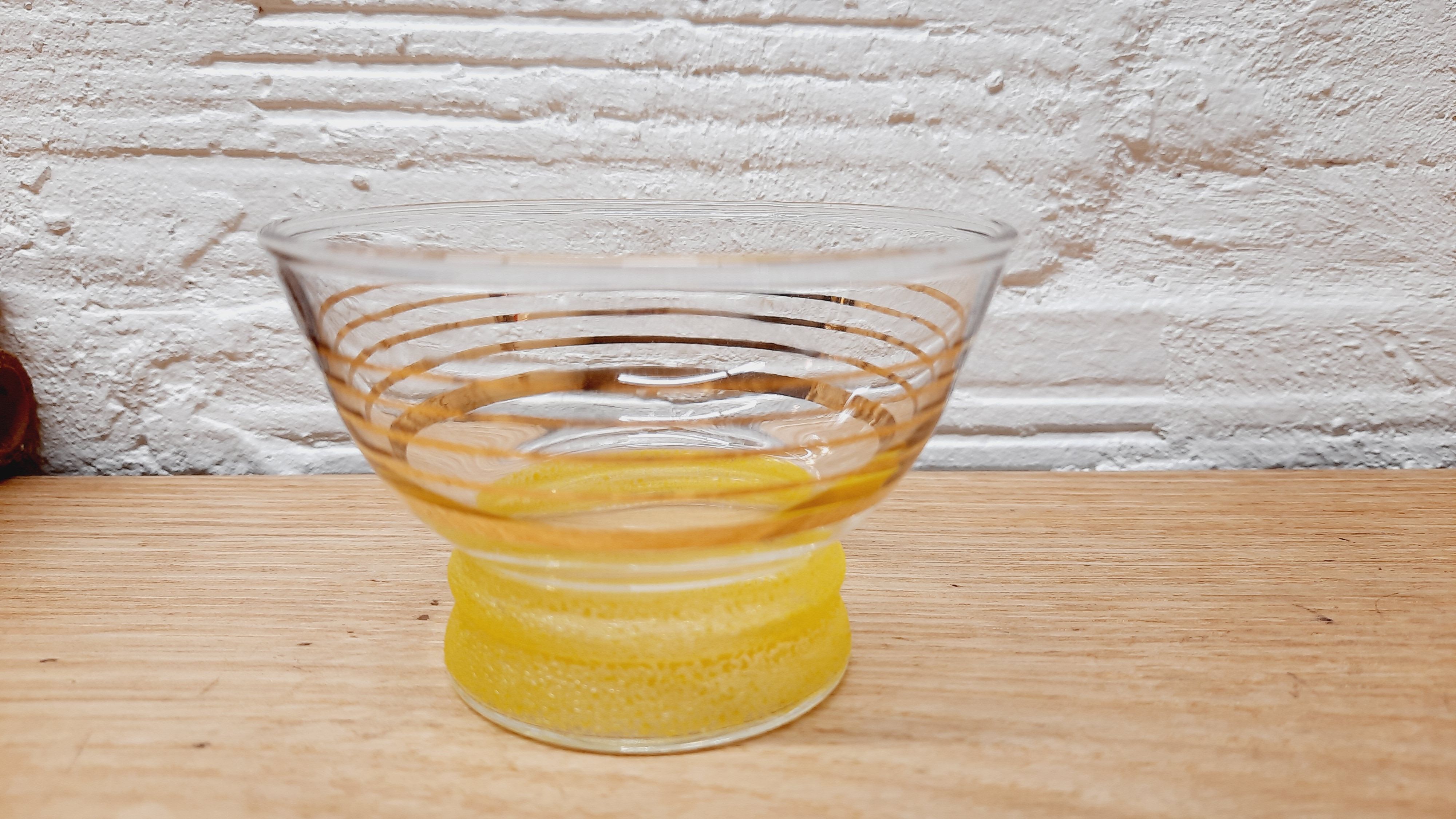 Set 5 cuts glass granity