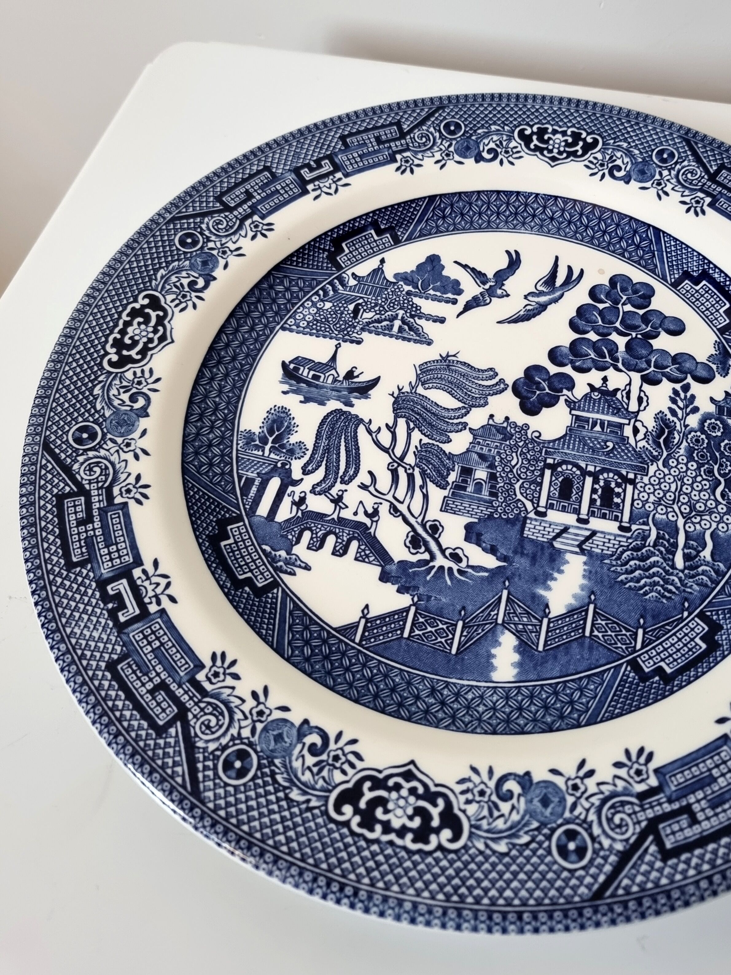 Churchill Blue English Plate