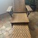 Rattan chaise longue