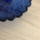 Shell butter dish 1950 with its blue cup