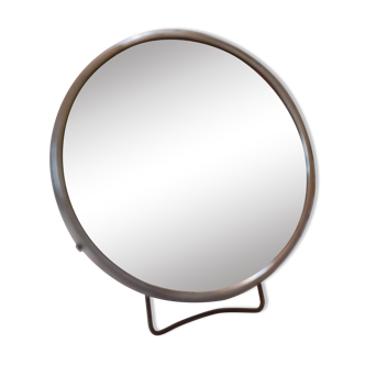 Backlit barber mirror