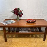Mid-Century Retro Vintage Teak Coffee Table by Myer (1960s) – Stylish & Fun