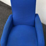 Vintage 60s Design Blue Armchairs