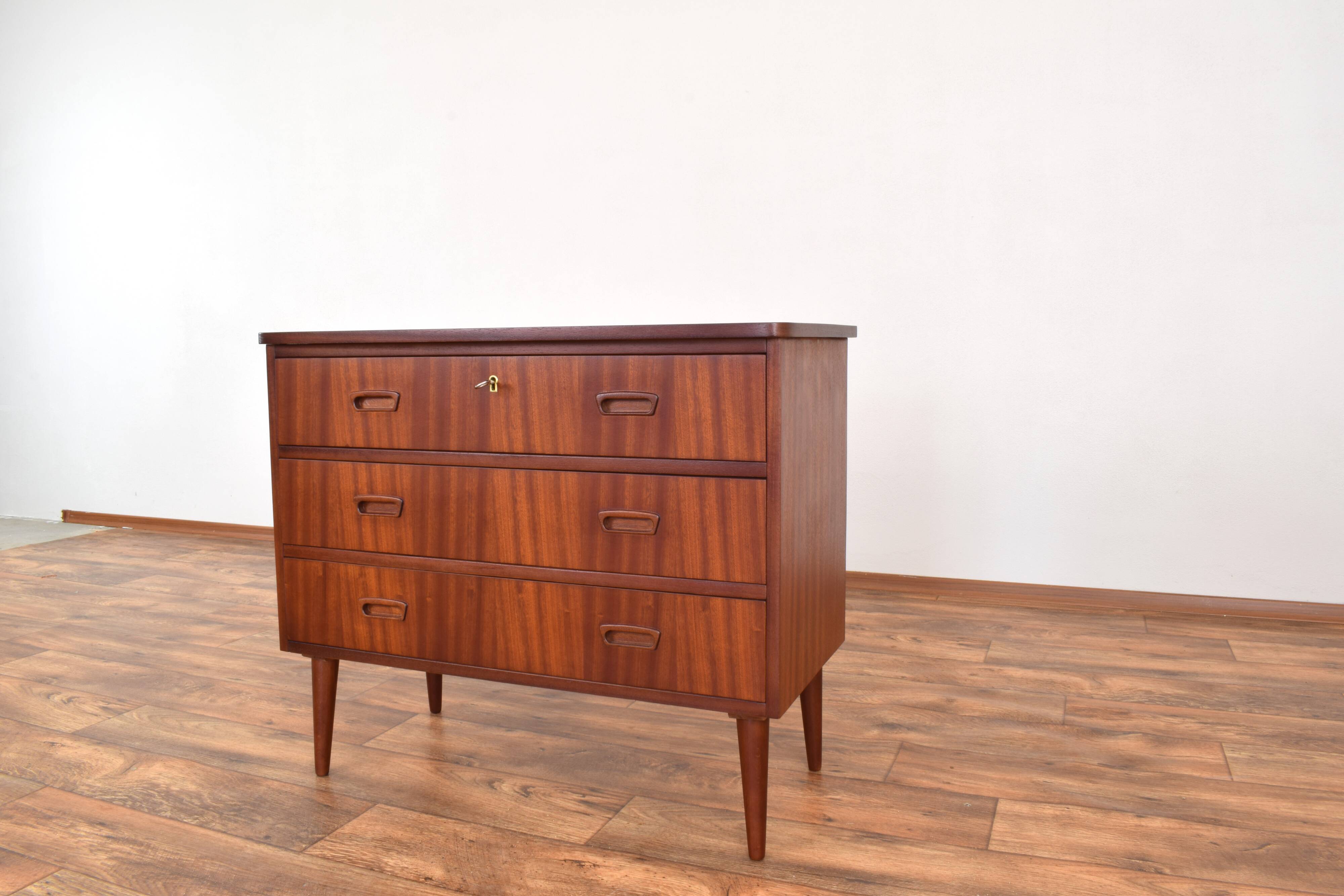 Mid-Century Danish Teak Chest of Drawers, 1960s.