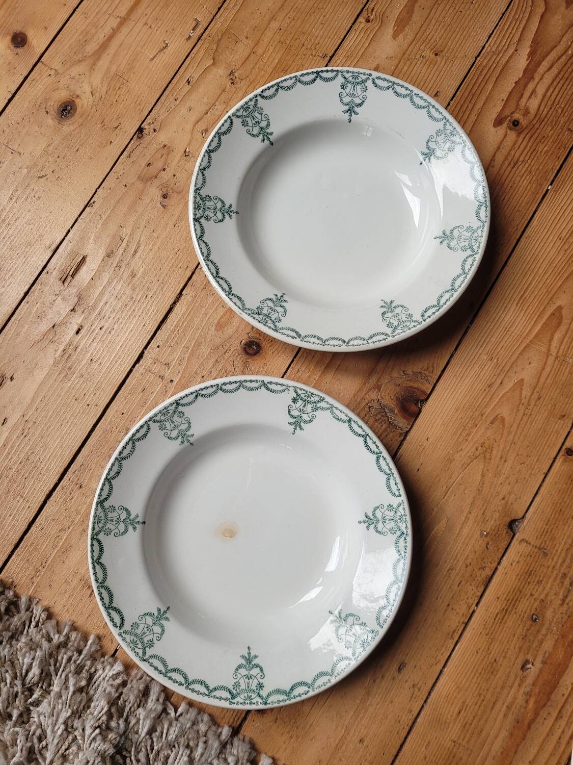 Lot n°4 of 6 soup plates 418 St Amand