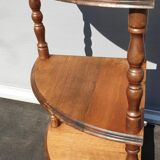 Corner display 3 corner shelves in Walnut