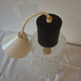 Vintage chiseled glass walker