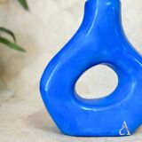 Majorelle Blue artisanal vase