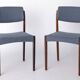 Paire de chaises de salle à manger en palissandre HW Klein pour Bramin – Design danois moderne, années 1960