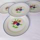 Set of 4 vintage dessert plates from the Badonviller porcelain factory