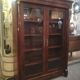 Empire style library in mahogany and bronze