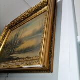 Tableau sous bois XIXème