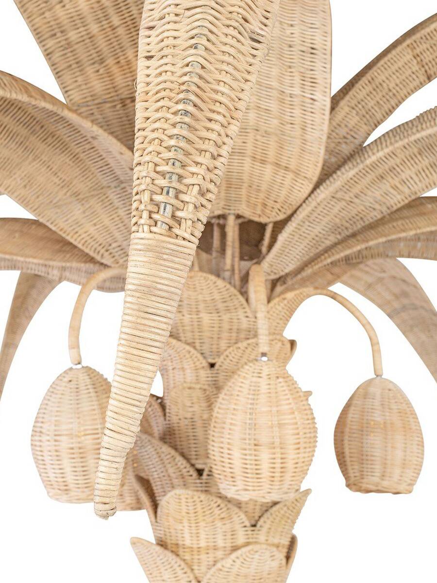 New design XXL rattan palm tree lamp ‘Tropical’