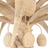 New design XXL rattan palm tree lamp ‘Tropical’