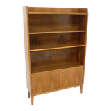 Scandinavian Walnut Library, Svensk Möbelindustri, Sweden, 1960