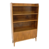 Scandinavian walnut library, Svensk Möbelindustri, Sweden, 1960