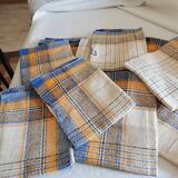 Set of 12 old linen napkins