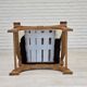 1960s, Danish armchair, completely reupholstered, furniture cowhide, oak.