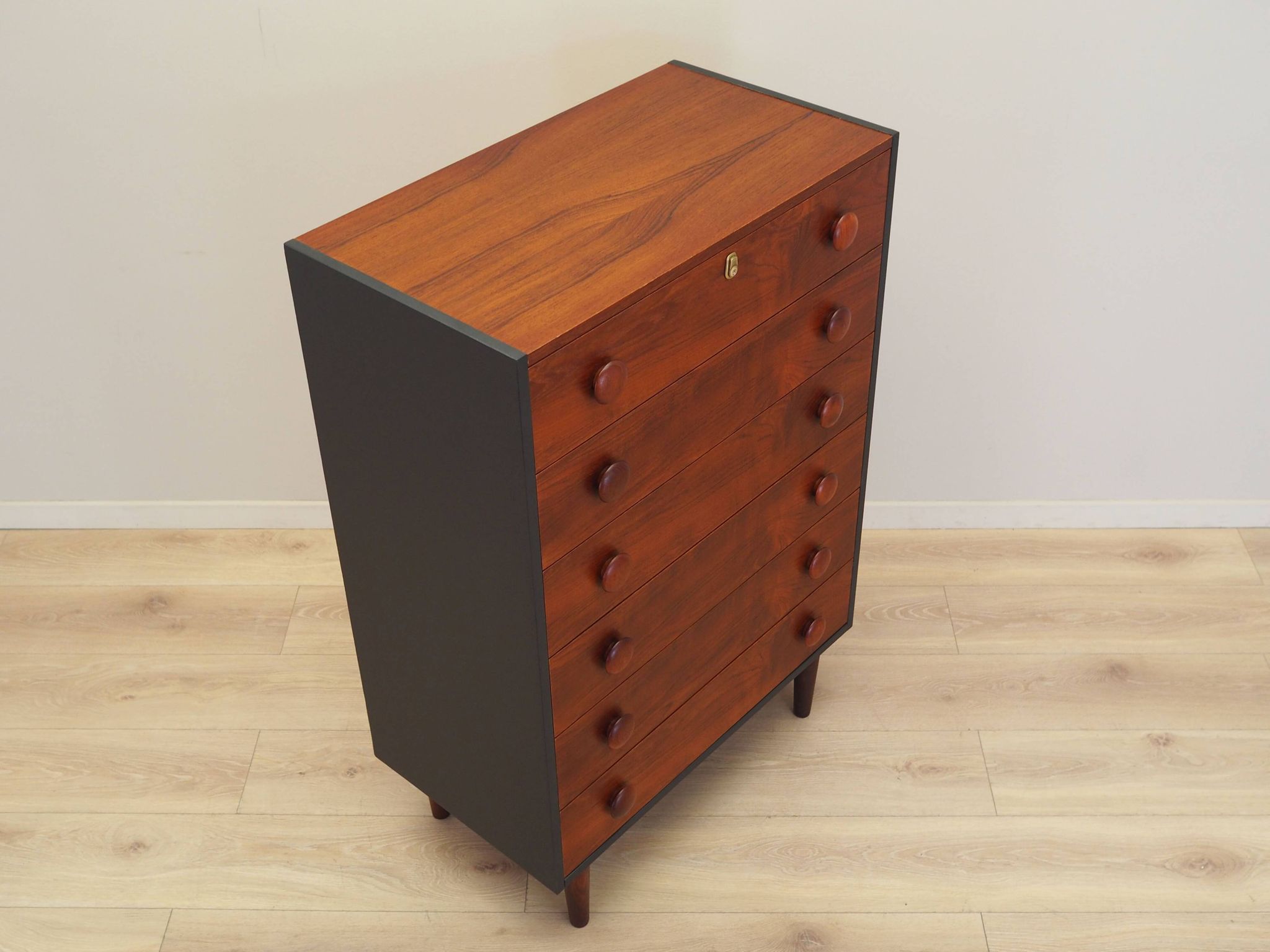 Teak chest of drawers, Danish design, 1970s, production: Denmark
