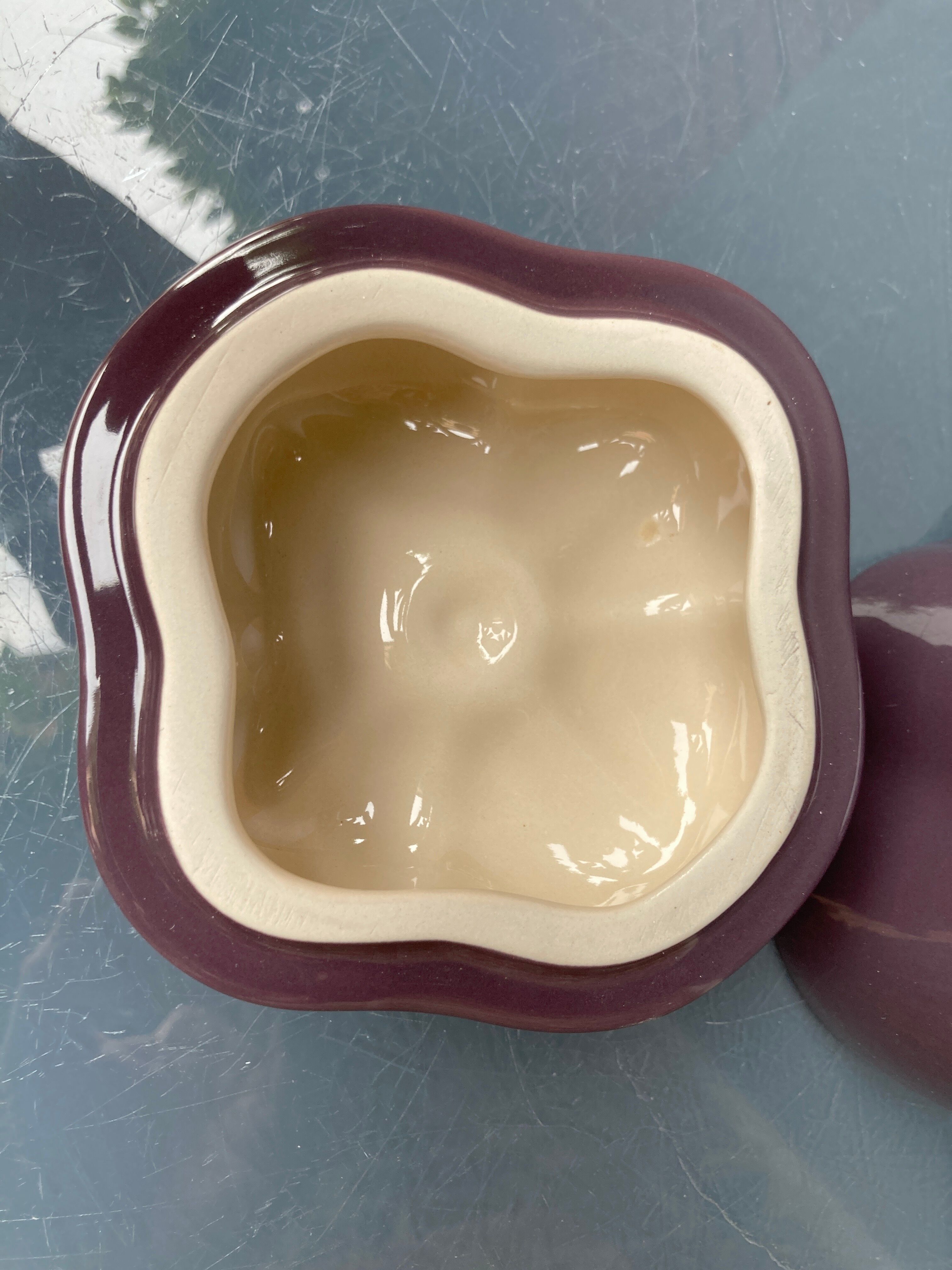 Four Le Creuset ceramic casseroles