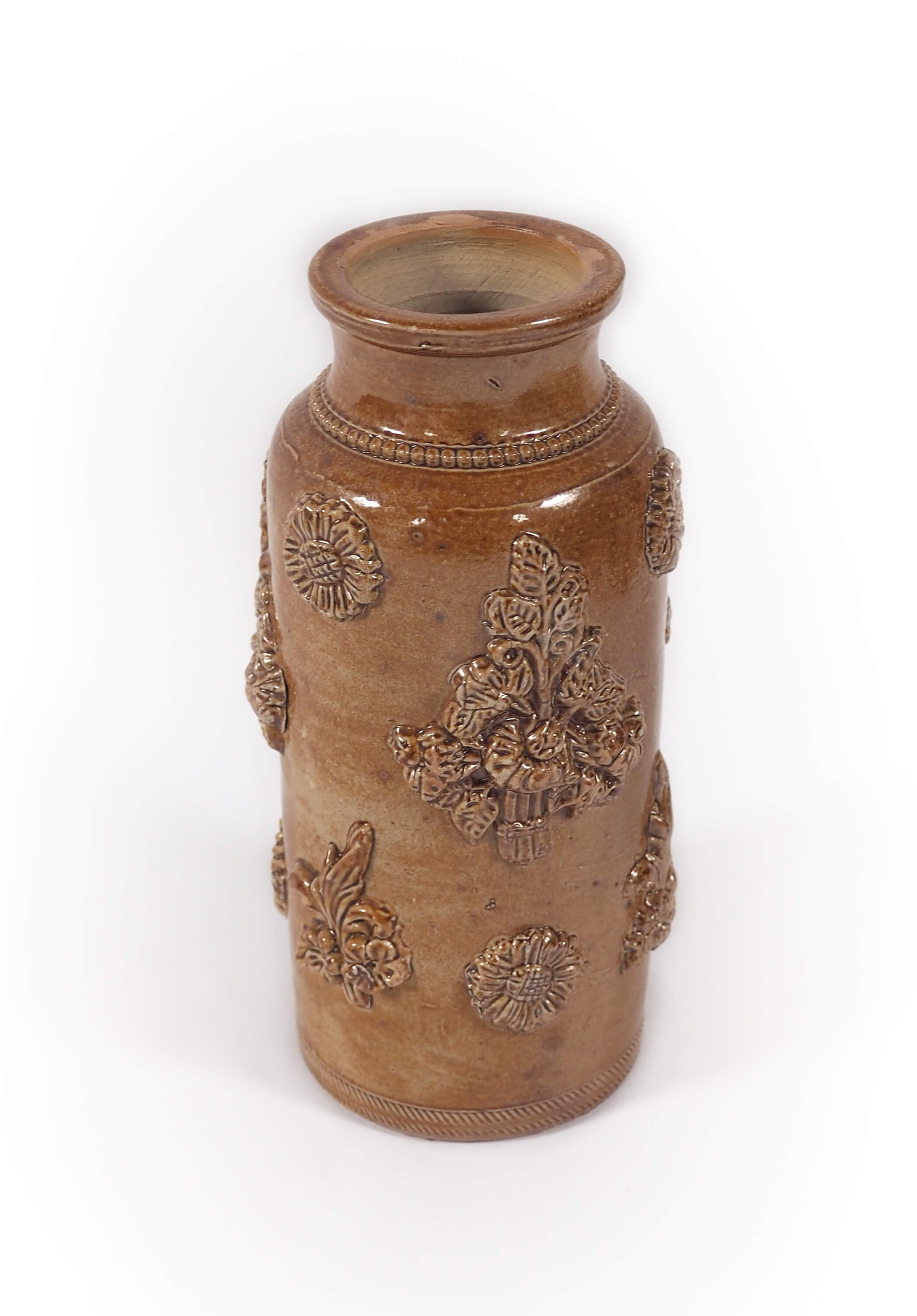 High relief vase