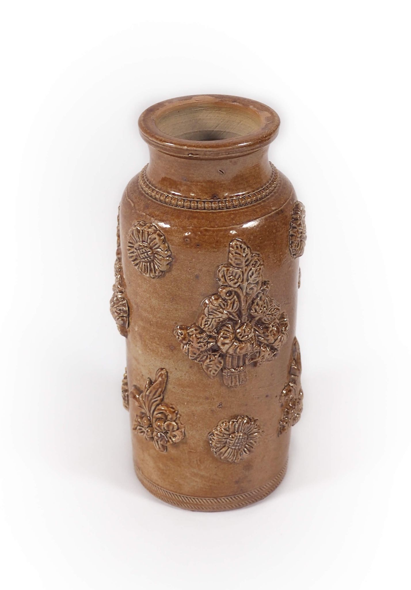 High relief vase