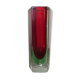 Vase Sommerso Murano design Luigi Mandruzzatto 60s