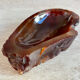 Vintage brutalist onyx ashtray