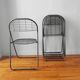 4 vintage folding chairs 1980 Niels Gammelgaard